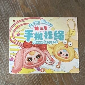 Baby Three Phone Lanyard Anime UNOPENED Collectable